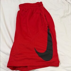 Nike Red and Black Sports Shorts